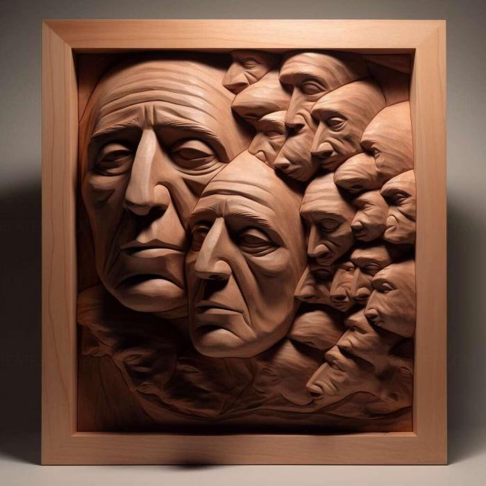 نموذج ثلاثي الأبعاد لآلة CNC 3D Art 